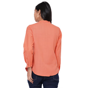 109F Peach Solid Top